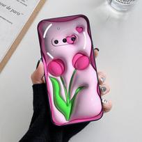 For Nothing Phone 3A Pro Phone3A 2A Plus dėklas Meilės širdelė Silikoninis telefono dėklas 3 A A059 Pro A059p Funda Atsparus smūgiams Bumper korpusas Nothing Phone 2A pink