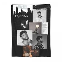 James Arthur Viskas galiausiai paaiškės Pledai Mesti pledai Kvėpuojantys pledai miegamajam Pledai Lovatiesė Antklodė 80x120cm gray