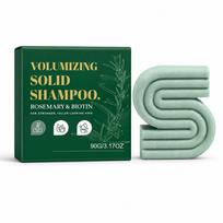 Rosemary Shampoo Bar - Solid, All-in-one Cleansing and Conditioning, 90g gray