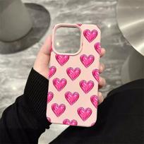 For Samsung A56 A05S A06 A07 A15 A16 A17 A26 A36 A35 A55 A53 A54 S23 S24 S25Ultra Creative Heart Shaped Cute Soft Phone Case Samsung S24 Ultra gray