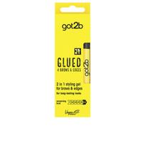 Antakių ir kraštų gelis got2b Glued 2 viename antakių fiksatorius 16 ml stiprus fiksavimas skaidrus greitai džiūstantis