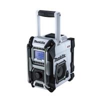 Makita MR001GZW Rechargeable Radio 40Vmax Unit Battery and Charger Sold (White) (Main Only; Separately) balta