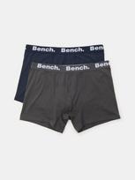 Sinsay - Medvilninės bokserio kelnaitės su užrašu Bench 2 pack - multicolor