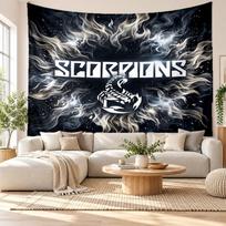 Scorpions Wall Tapestry, Soft Fabric Wall Hanging, Decorative Backdrop For Bedroom Home Wall Art 100cmx150cm gray