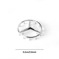 52/58mm Automobilio Vairo Ženklelio Dekoratyviniai Lipdukai Mercedes Benz Amg X156 W204 W205 W203 W211 W212 W169 GLC CLK C260 EQC