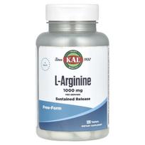 KAL, l-argininas, 1000 mg, 120 tablečių (500 mg vienoje tabletėje)