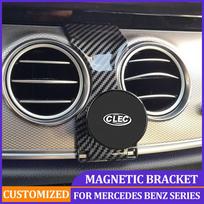 Magnetinis automobilio telefono laikiklis Mercedes Benz E klasės W213 B klasės W247 A klasės W177 Telefonui Laikiklis Stovas Benz GLA H247 CLA FOR C CLASS -22 gray