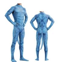 Avatar 2 Unisex cosplay kombinezonas su uodega XXXL gray