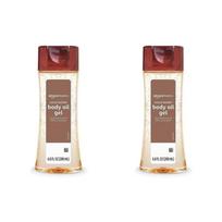 200ml 2 Packs Cocoa Butter Amazon Basics Body Oil Gel with Cocoa Butter brown