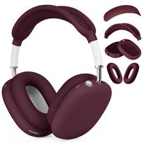 Vienos spalvos silikoninis apsauginis dėklas AirPods Max ausinėms - Minkštas apvalkalas per ausis