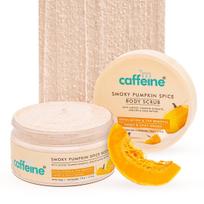 MCaffeine Smoky Pumpkin Spice Body Scrub 175 g Coffee Body Exfoliator For Smooth Radiant Skin With Warm Sweet Spicy Aroma beige
