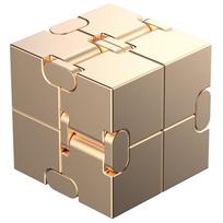 Metal Infinity Fidget Cube Toy for Adults,Cool Home Office Classroom Traval Desk Gadgets Gifts for Adults auksas