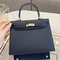 Rankinė Moteriška Odinė Kelly Rankinė Palmių Rašto Karvės Odos Didelės Talpos Peties Crossbody Rankinė Kasdienė Universali Auksinės Sagtys Rankinė 25x18x9cm black