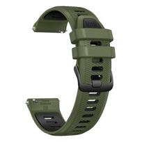 Smartwatch Official Strap For Garmin Forerunner 265 745 255 Music 22mm Silicone Band For Vivoactive 4 Venu 2 Wristband Bracelet For Vivoactive 4 gray