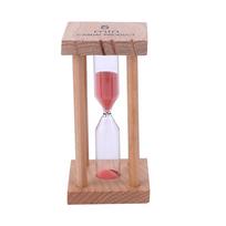 5 Minutes Wood Sand Timer Multi-Function Wooden Hourglass Decorative Sandglass Timer Desktop Clock for Kitchen Cooking mėlyna