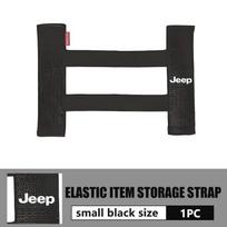 For Jeep Car Back Rear Trunk Storage Mesh Fixed Straps Extinguisher Fixing Cherokee Wrangler JK Gladiator Compass Renegade black