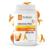 Krishna's Orange Peel Powder - 100 g | Preservative Free | Pure Natural & Organic For face Pack |Vitamin C, Natural Skin Cleanse white