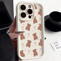 Teddy Bear Case For Motorola Edge 50 Fusion 70 Pro 60 40 NEO 5G G84 G32 G60 G05 G75 G85 G54 G04 E14 G30 G53 G15 G24 G34 G52 G14 Motorola G15 gray