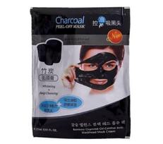 G Mantra Charcoal Peel Off Face Mask Removes Black Heads, Tightens Pores and Deeply Cleaning Skin - 6 Pouch Pack - 27ml In Each Pouch gray