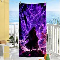 Naruto Beach Towel Super Soft Microfiber Quickdry Fabric Comfortable Lightweight Suitable for Swimming, Gym, Camping, Yoga Vacation 80cmx160cm(31x63inch)