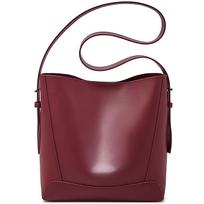 FOXLOVER Women's Shoulder Bag, Crossbody Tote Bag, Handbag, or Shoulder Bag, Large Capacity, Stylish, Lightweight, 3-Way Design, Perfect Gift (Wine brown