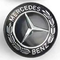 1pcs 57mm Car Front Hood Emblem Badge Bonnet Car Accessories For Benz W204 W205 W212 W213 W221 W177 W246 GLA GLC CLA gray