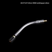 MB15AK24KD36KD25KD Welding Gun Bend Gooseneck Tube Universal Gun Barrel European Style Double Protection Welding Machine Parts