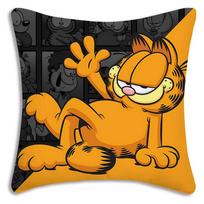 Cute cartoon Garfields Pillow Covers Cartoon Sofa Decorative Home Double-sided Printing Short Plush Cute Cushion Cover 45cmx45cm orange
