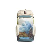 Adidas Nylon Fabric Sports Camping Bag Backpack Unisex Natural Natural Color white