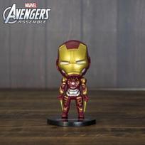 Marvel Keršytojų Veiksmo Figūrėlės Slepiančioje Dėžutėje, Betmenas Geležinis Žmogus Žmogus-Voras Kapitonas Amerika Žaislai, Kolekcionuojami Modeliai Arnaments Vaikams & Gerbėjams 10cm raudona/geltona