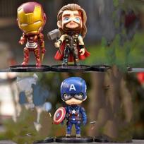 Marvel Keršytojų Veiksmo Figūrėlės Slepiančioje Dėžutėje, Betmenas Geležinis Žmogus Žmogus-Voras Kapitonas Amerika Žaislai, Kolekcionuojami Modeliai Arnaments Vaikams & Gerbėjams 10cm