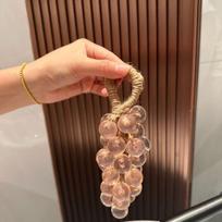 Rankų darbo krištolinio vynuogės muilas: Elegantiškas namų suvenyras ir dovana rankų plovimui brown