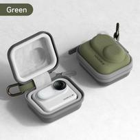 Hagibis Carrying Case for Insta360 GO 3S/GO 3 Portable Storage Bag Hard Shell for Insta360 GO 3S/GO 3 Action Camera Accessories žalia