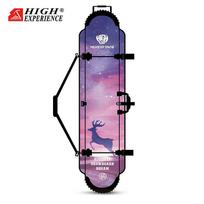 Premium Snowboard Bag Single Shoulder Carry Case Scratch Resistant Durable Foldable Storage 145-165cm Boards 160x30cm pink