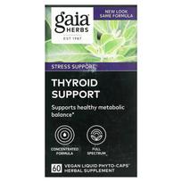 Gaia Herbs, Thyroid Supplement, 60 Vegetarian Liquid Phyto-Caps