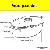 COOKER KING Multi-functional Steamer Stew Pot ZG39BF yellow