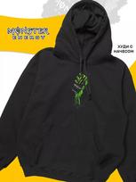 Monster Energy print hoodie-Casual Pullover Sweatshirt sweatshirt XXXL yellow