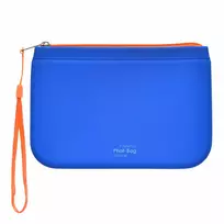 FolderSys PHAT BAG silikoninis maišelis su užtrauktuku A6, mėlynas (40486-40)