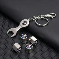 Metalinis/Odinis Automobilio Raktų Pakabukas Raktų Žiedas BMW M Logotipui 1 3 5 6 7 Serijos X1 X3 X4 X5 X6 X7 G20 G38 F20 F39 F48 E46 E60 E36 E39 ussh51 black