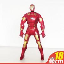 Press & Spin Spider-Man Iron Man Tiga Robot Action Figure Toy for Kids Boys Gift Iron man 1