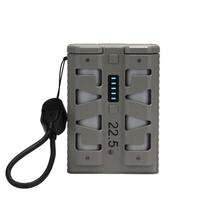 22.5W Fast Charging DIY Power Bank Kit Quick Release Battery Housing  for Emergency Use pilka
