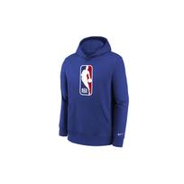 Nike X NBA Hoody Didelis Logotipas Laisvas Patogus Vilnos Ilgomis Rankovėmis Vaikams Hoody Tamsiai Mėlynas 3Z2B7FFPV-31T M blue