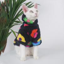 Dermoscent Sphynx plikų kačių drabužiai Žieminiai šilti vilnos jaukūs kačių drabužiai Naujas atvykimas XS mėlyna