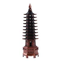 Cinko Lydinio Feng Shui Švietimo Bokštas Devynių Lygių Wen Chang Pagoda Švietimui, Karjerai Ir Verslo Augimui Stalo Ornamentai bronza