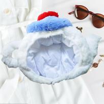 Plush Hat Teapot Costume Accessories Cute Warm Cover Cartoon Headgear Headwear for Party Role Play Fancy Dress Cosplay Holiday balta