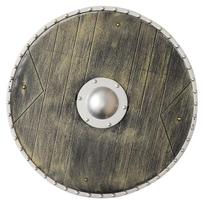 Senovės vikingų skydas Retro viduramžių herojaus rekvizitas Helovino Cosplay Role Play Scenos pasirodymui Fotografijai One Size