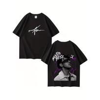 Vintage Apper Kidd Keo Men T shirts Print 100%Cotton Short-sleeved T shirt Unseix Clothing Athleisure Fashion Oversize Tee 100 black
