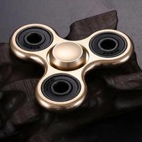 Aliuminio lydinio dengimas Fidget Spinner Metalo lydinys R188 Tylus guolis Brėžimo procesas Rankinis suktukas Streso mažinimas Suaugusiųjų Vaikų Žaislai auksas