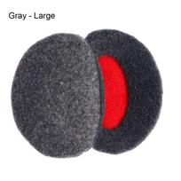 Vyrams Moterims Pūkuotas Vilnos Ausų Apsauga Žieminiai Ausinės Ausų Danga Ausų Šildyklės Be Juostos Ausų Šildyklės Gray - Large beige