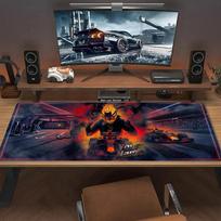 Max Verstappen Custom Name Large Size Mouse Pad Large Gaming Table Cushion Non-slip Laptop Tablet Big Mousepad XXL Mat Mini PC Playmat With Lock edge 30cmx80cm(11.8x31.5inch) brown